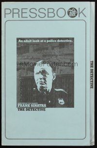 1f246 DETECTIVE pressbook '68 Frank Sinatra as gritty New York City cop, an adult look at police!