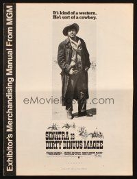 1f261 DIRTY DINGUS MAGEE pressbook '70 full-length Frank Sinatra is sort of a cowboy!