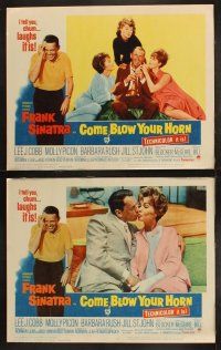 1f184 COME BLOW YOUR HORN 8 LCs '63 Frank Sinatra, sexy Jill St. John, from Neil Simon's play!