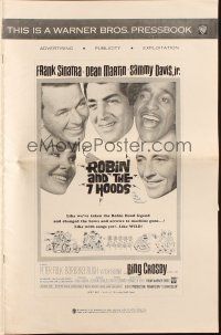 1f201 ROBIN & THE 7 HOODS pressbook '64 Frank Sinatra, Dean Martin, Sammy Davis Jr, Bing Crosby