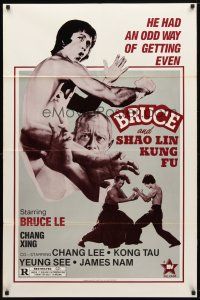 1g127 BRUCE & SHAO-LIN KUNG FU 1sh '77 Chang Lee has an odd way of getting even. martial arts!