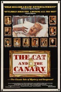 1g157 CAT & THE CANARY 1sh '79 Radley Metzger, Honor Blackman, Michael Callan!