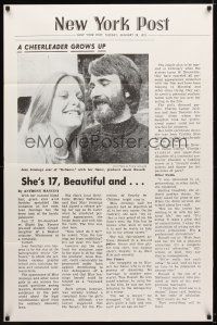 1g249 DEFIANCE OF GOOD New York Post style 1sh '74 Jean Jennings, Fred J. Lincoln!