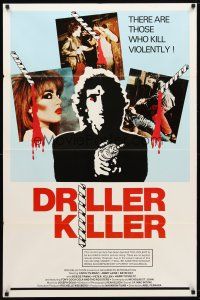 1g278 DRILLER KILLER 1sh '79 Abel Ferrara, he kills violently with an electric drill!