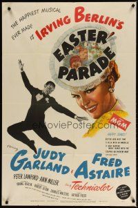 1g286 EASTER PARADE style C 1sh '48 Judy Garland & dancing Fred Astaire, Irving Berlin musical