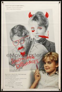 1g445 IRRECONCILABLE DIFFERENCES 1sh '84 Ryan O'Neal, Shelley Long, young Drew Barrymore!