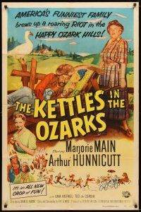 1g456 KETTLES IN THE OZARKS 1sh '56 Marjorie Main as Ma brews up a roaring riot in the hills!