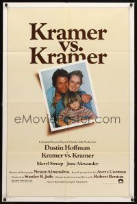 1g460 KRAMER VS. KRAMER 1sh '79 Dustin Hoffman, Meryl Streep, child custody & divorce!