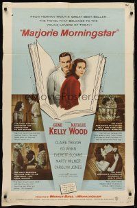 1g530 MARJORIE MORNINGSTAR 1sh '58 Gene Kelly, Natalie Wood, from Herman Wouk's novel!
