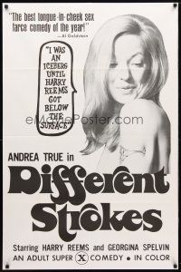 1g620 OVER SEXPOSURE 1sh '70s close-up of Andrea True, x-rated comedy!