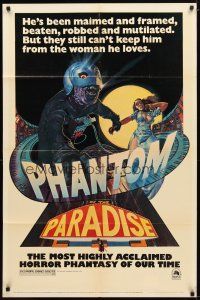 1g634 PHANTOM OF THE PARADISE revised 1sh '74 Brian De Palma, he sold his soul for rock n' roll!