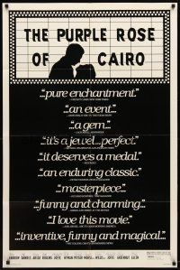 1g668 PURPLE ROSE OF CAIRO 1sh '85 Jeff Daniels steps out of movie into Mia Farrow's life!
