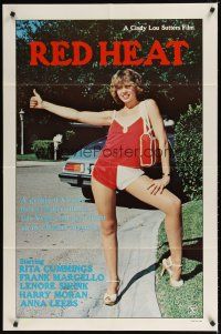 1g680 RED HEAT 1sh '81 sexy hitchhiker Rita Cummings gets caught up in a bizarre mystery!