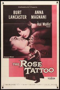 1g703 ROSE TATTOO 1sh '55 Burt Lancaster, Anna Magnani, written by Tennessee Williams!