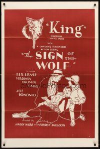 1g772 SIGN OF THE WOLF 1sh R40s serial from Jack London's story!