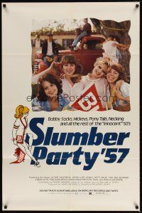 1g798 SLUMBER PARTY '57 1sh '77 Bridget Holloman, Noelle North, very first Debra Winger!