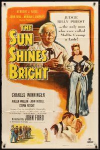 1g837 SUN SHINES BRIGHT 1sh '53 Charles Winninger in adaptation of Irvin Cobb stories by John Ford