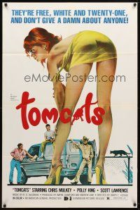1g904 TOMCATS 1sh '77 classic super sexy artwork, don't give a damn about anyone!