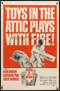 1g909 TOYS IN THE ATTIC 1sh '63 Yvette Mimieux, Dean Martin plays with fire!