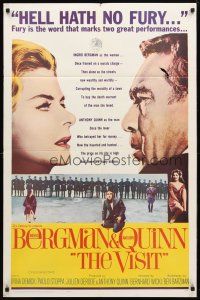 1g939 VISIT 1sh '64 Ingrid Bergman wants to kill her lover Anthony Quinn!