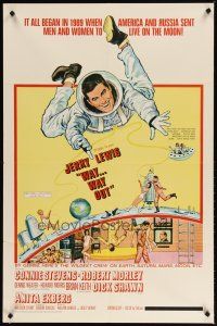 1g951 WAY WAY OUT 1sh '66 astronaut Jerry Lewis sent to live on the moon in 1989!