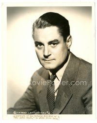 1h010 AWFUL TRUTH deluxe candid 8x10 still '37 head & shoulders portrait of director Leo McCarey!