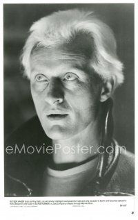 1h319 BLADE RUNNER 6.25x10 still '82 Ridley Scott sci-fi classic, great close up of Rutger Hauer!