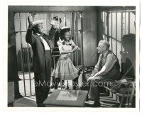 1h329 BORN TO SING deluxe 8x10 still '42 Virginia Weidler disguised in blackface in sneak into jail