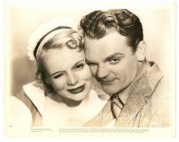 1h330 BOY MEETS GIRL 8x10 still '38 great winking portrait of James Cagney & pretty Marie Wilson!