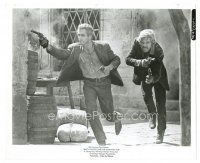 1h345 BUTCH CASSIDY & THE SUNDANCE KID 8x10 still '69 classic image of Newman & Redford at climax!