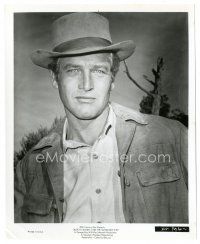 1h348 BUTCH CASSIDY & THE SUNDANCE KID 8x10 still '69 portrait of Paul Newman with hat & jacket!