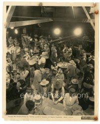 1h023 CALIFORNIA candid 8x10 still '46 cool overhead shot of Stanwyck & Milland in gambling hall!
