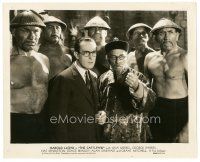 1h360 CAT'S PAW 8x10 still '34 Harold Lloyd stands by Asian man & huge Chinese guards!