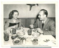 1h366 CHARLES BOYER 8x10 still '41 having lunch with contest prize winner after making Back Street!