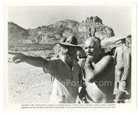 1h034 CREATURES THE WORLD FORGOT candid 8x10 still '71 producer Michael Carreras & special fx guy!