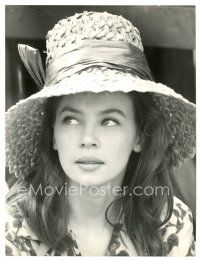 1h462 FANNY 7.25x9.5 still '61 close up of pretty Leslie Caron, the appealing French star!