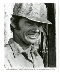 1h468 FIVE EASY PIECES 8x10 still '70 great smiling portrait of Jack Nicholson wearing hardhat!