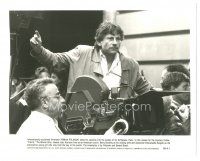 1h062 FRANTIC candid 8x10 still '88 director Roman Polanski giving orders by camera in Paris!