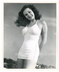 1h489 GEORGETTE WINDSOR 8x10 still '47 full-length c/u of the sexy wannabe actress in swimsuit!