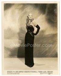 1h490 FAYE EMERSON 8x10 still '46 full-length portrait in sexy evening gown!