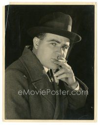 1h515 HAL ROACH 7.75x9.75 still '30s great smoking portrait of the legendary movie producer!