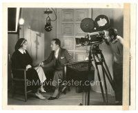 1h079 HELL BELOW candid 8x10 still '33 Jack Conway directs Madge Evans as cameraman watches!