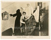 1h533 HOT WATER 8x10 still '24 scared Harold Lloyd thinks his mother-in-law is haunting him!