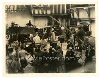 1h084 HOUSE OF ROTHSCHILD candid 8x10 still '34 crew films George Arliss in horse-drawn carriage!