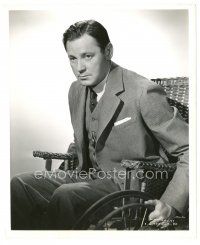 1h625 LITTLE FOXES 8x10 still '41 close portrait of Herbert Marshall sitting in a wheelchair!