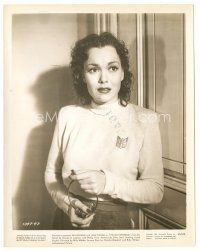 1h631 LOST WEEKEND 8x10 still '45 close up of scared sweating Jane Wyman holding keyring!