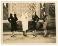 1h635 LOVE, HONOR & OH BABY! 8x10 still '33 great image of four pretty ladies modeling fur coats!