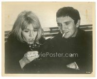 1h748 POOR COW 8x10 still '68 close up of Carol White & Terence Stamp, 1st Ken Loach!