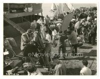 1h164 PORT AFRIQUE candid 7.75x10 still '56 Phil Carey & Deckers filmed by ship in Morocco!