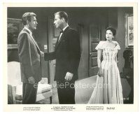 1h750 PRICE OF FEAR 8x10 still '56 Merle Oberon watches Lex Barker & Charles Drake talking!